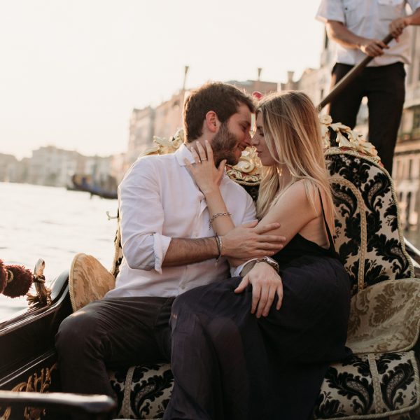 Romantic Engagement in Venice